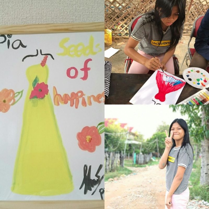 【心絵プロジェクト】カンボジアの子供達から元気をもらう