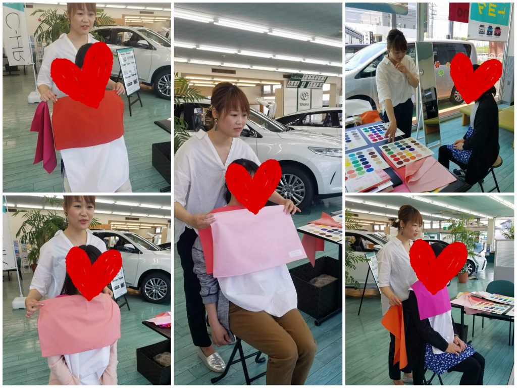 ママ団体さんをパーソナルカラー診断で笑顔に！