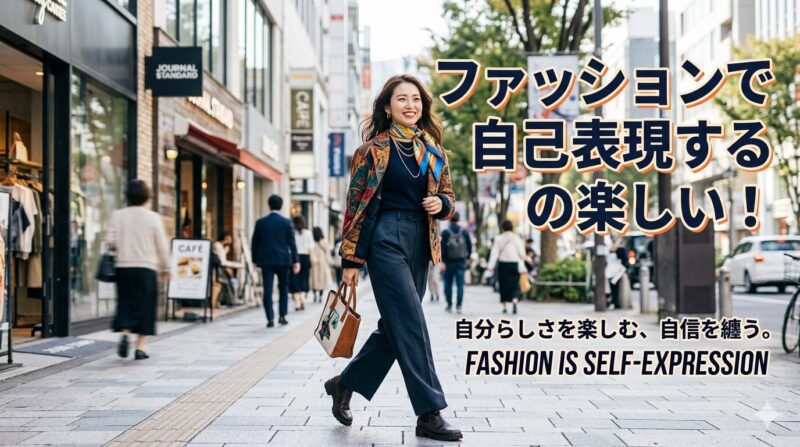 洋服での自己表現は楽しい！