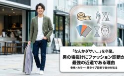 ​「なんかダサい…」を卒業。男の垢抜けにファッション診断が最強の近道である理由