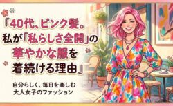 ​39才、ピンク髪。私が『私らしさ全開』の華やかな服を着続ける理由